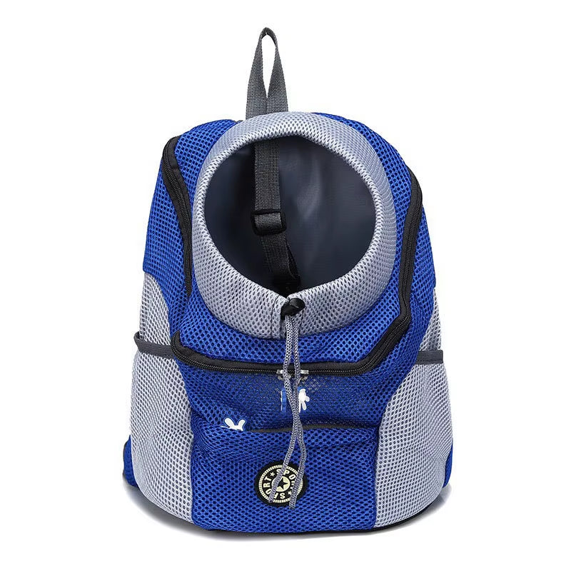 New Dog Pet Backpack Carrier Travel Bag Front Pack Breathable Adjustable with Safety Reflective Strips for Hiking Outdoor Cats